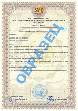 Приложение 1 Чудово Сертификат ГОСТ РВ 0015-002